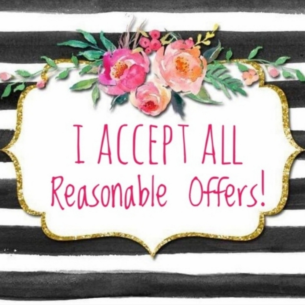 Reasonable offers accepted